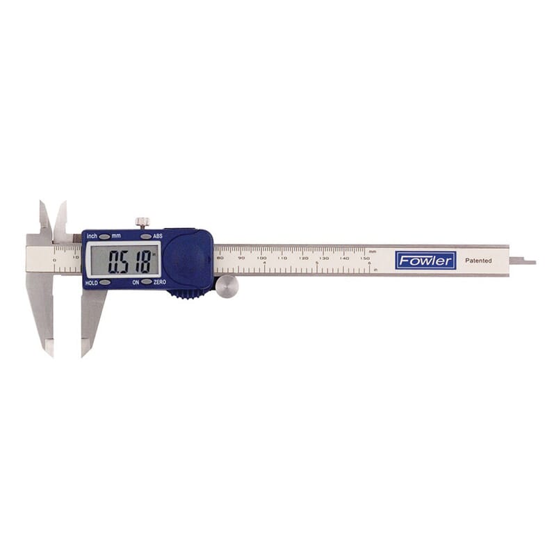 Fowler 54-101-600-1 Xtra Value Electronic Digital Caliper, 6 in, Graduation 0.0005 in, Stainless Steel